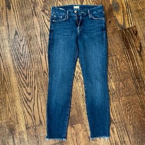 Mother Looker Ankle Fray Girl Crush